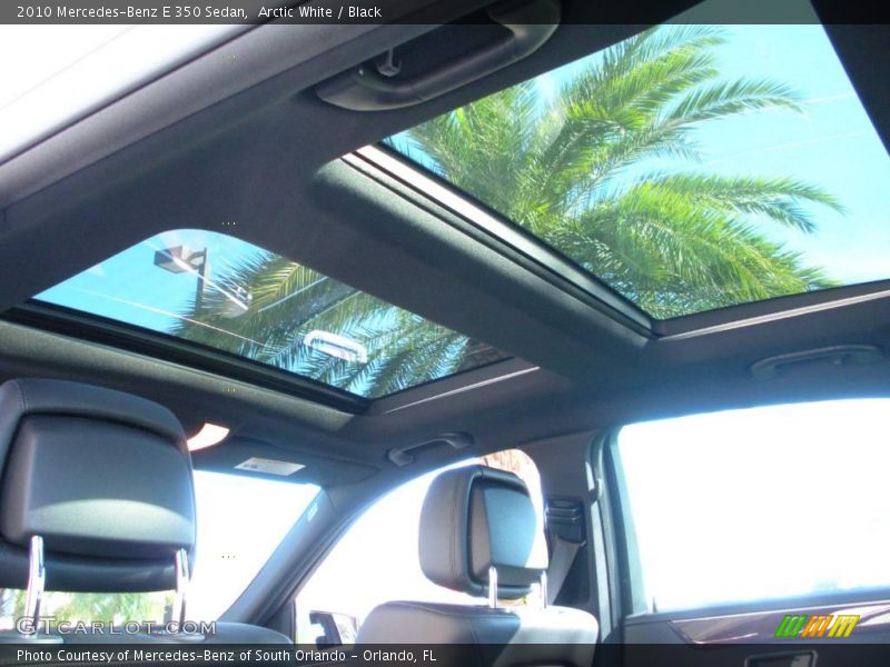 Arctic White / Black 2010 Mercedes-Benz E 350 Sedan