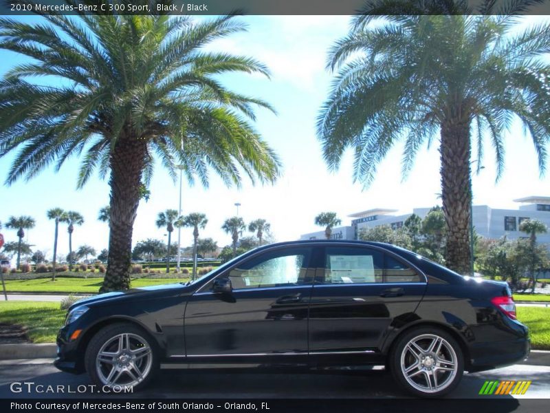 Black / Black 2010 Mercedes-Benz C 300 Sport