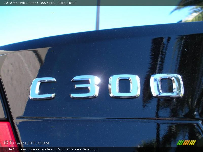 Black / Black 2010 Mercedes-Benz C 300 Sport