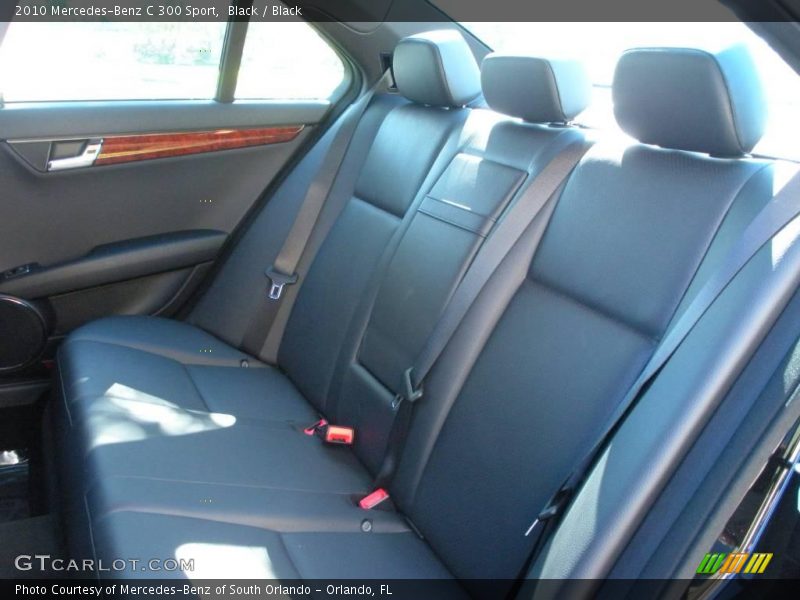 Black / Black 2010 Mercedes-Benz C 300 Sport