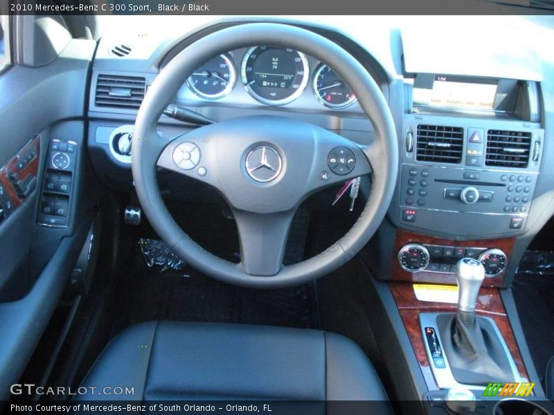 Black / Black 2010 Mercedes-Benz C 300 Sport