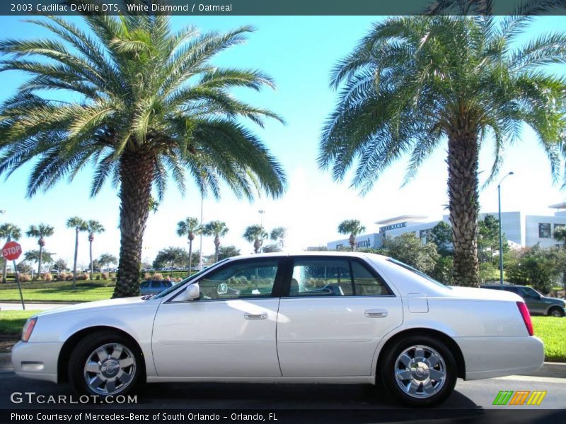 White Diamond / Oatmeal 2003 Cadillac DeVille DTS