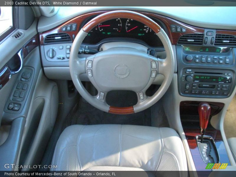 White Diamond / Oatmeal 2003 Cadillac DeVille DTS