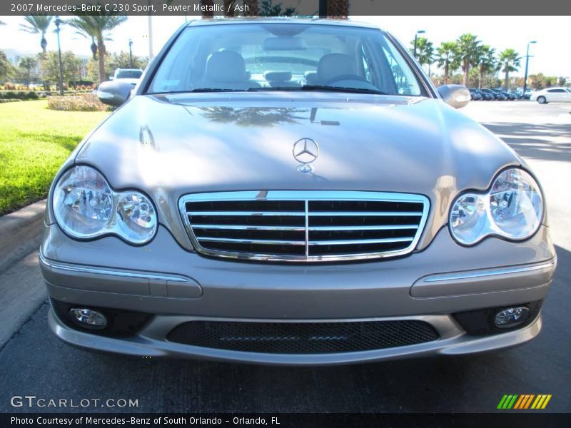 Pewter Metallic / Ash 2007 Mercedes-Benz C 230 Sport