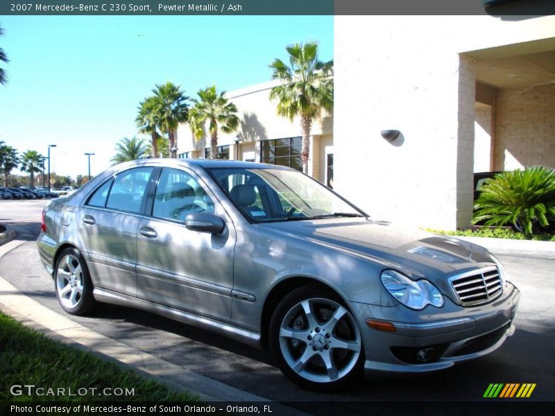 Pewter Metallic / Ash 2007 Mercedes-Benz C 230 Sport