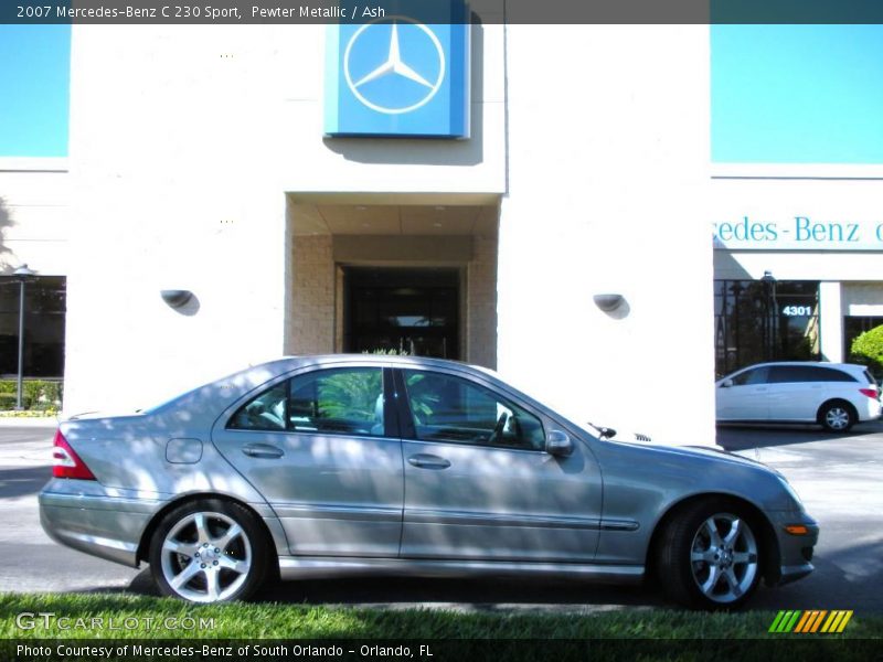 Pewter Metallic / Ash 2007 Mercedes-Benz C 230 Sport