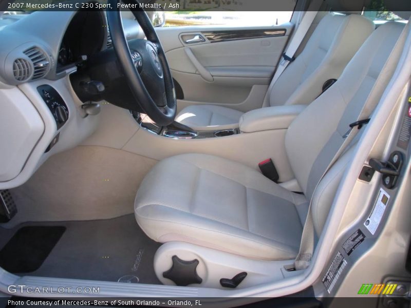 Pewter Metallic / Ash 2007 Mercedes-Benz C 230 Sport