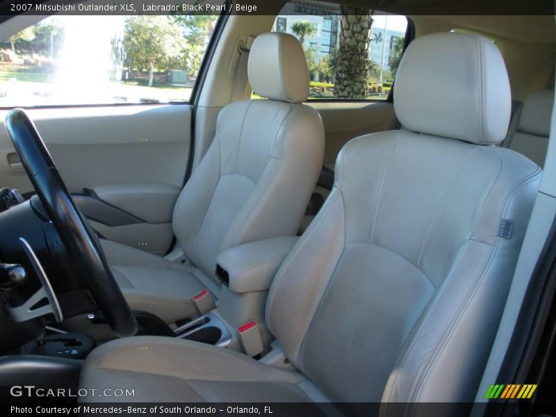 Labrador Black Pearl / Beige 2007 Mitsubishi Outlander XLS
