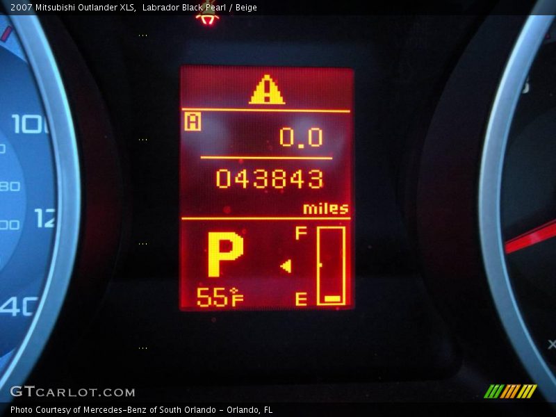 Labrador Black Pearl / Beige 2007 Mitsubishi Outlander XLS