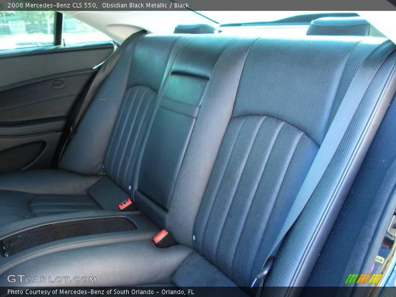 Obsidian Black Metallic / Black 2008 Mercedes-Benz CLS 550