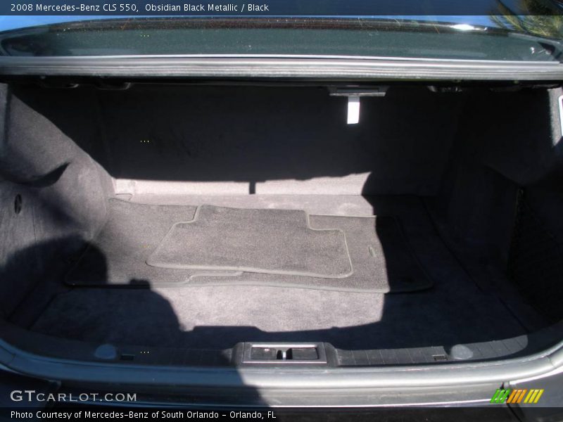 Obsidian Black Metallic / Black 2008 Mercedes-Benz CLS 550