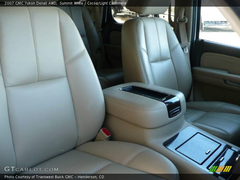 Summit White / Cocoa/Light Cashmere 2007 GMC Yukon Denali AWD
