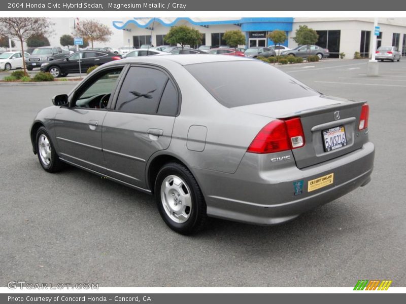Magnesium Metallic / Gray 2004 Honda Civic Hybrid Sedan
