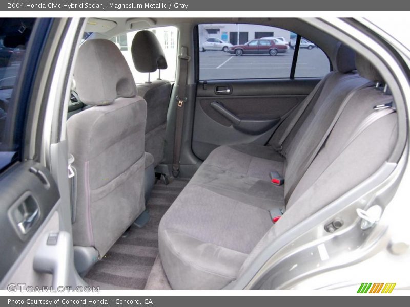 Magnesium Metallic / Gray 2004 Honda Civic Hybrid Sedan