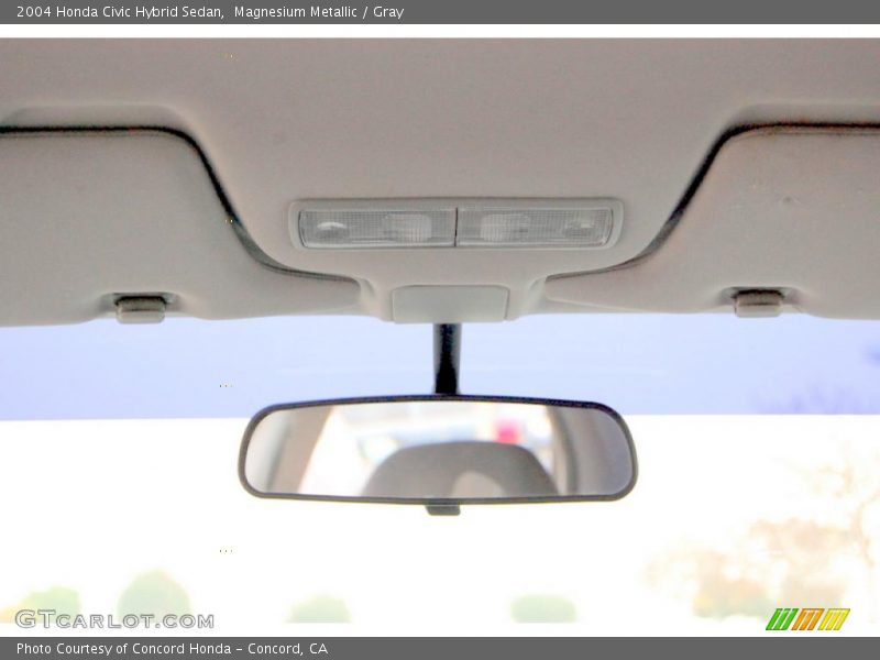 Magnesium Metallic / Gray 2004 Honda Civic Hybrid Sedan