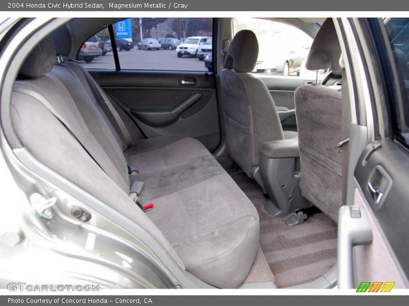 Magnesium Metallic / Gray 2004 Honda Civic Hybrid Sedan