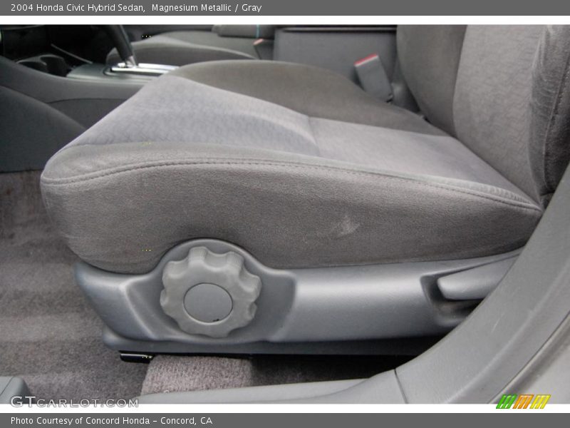 Magnesium Metallic / Gray 2004 Honda Civic Hybrid Sedan