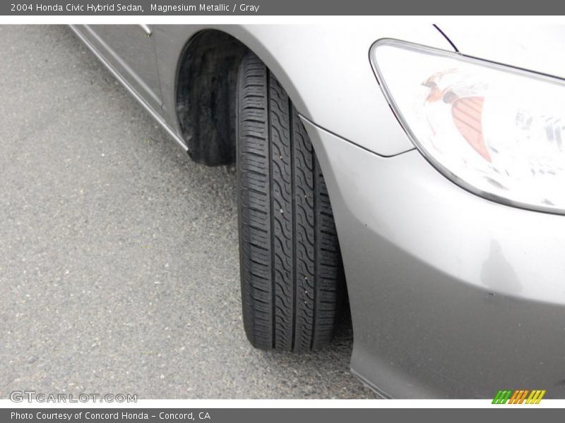 Magnesium Metallic / Gray 2004 Honda Civic Hybrid Sedan