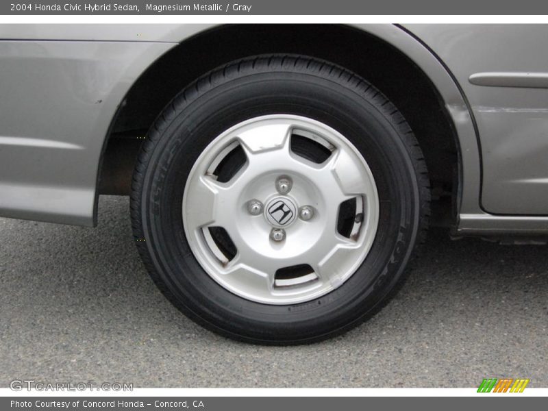Magnesium Metallic / Gray 2004 Honda Civic Hybrid Sedan
