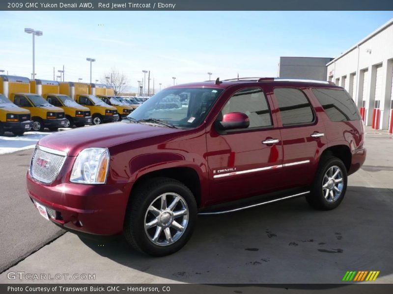 Red Jewel Tintcoat / Ebony 2009 GMC Yukon Denali AWD