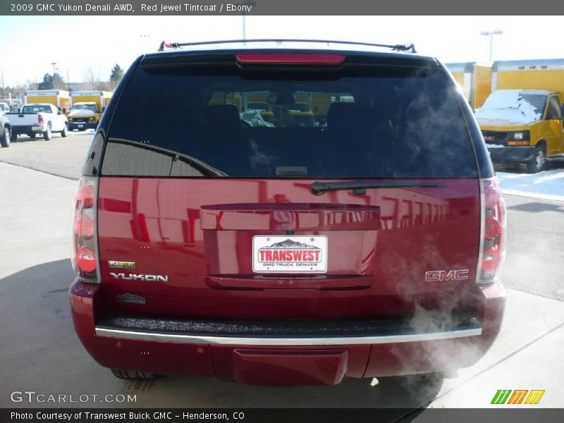 Red Jewel Tintcoat / Ebony 2009 GMC Yukon Denali AWD