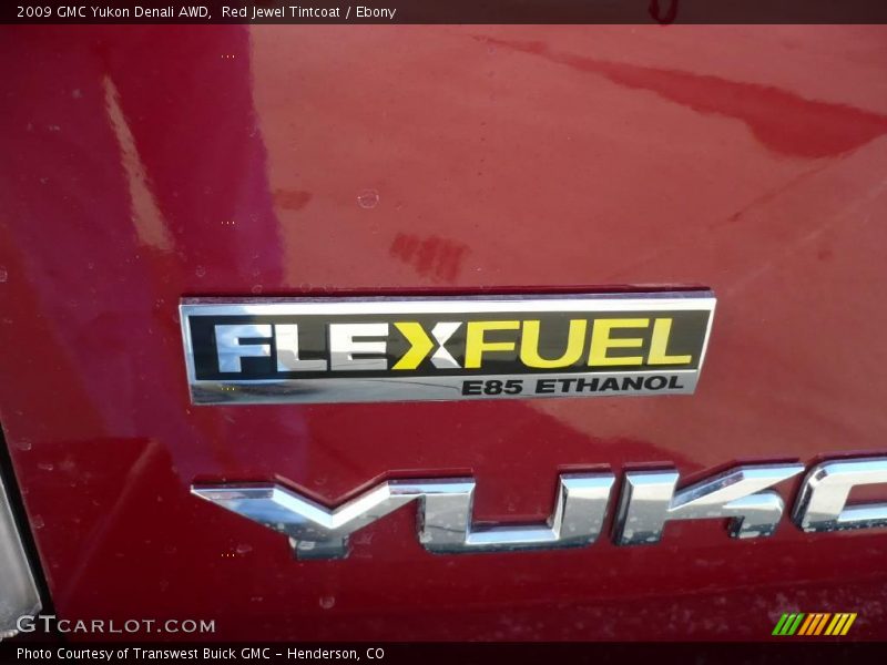 Red Jewel Tintcoat / Ebony 2009 GMC Yukon Denali AWD