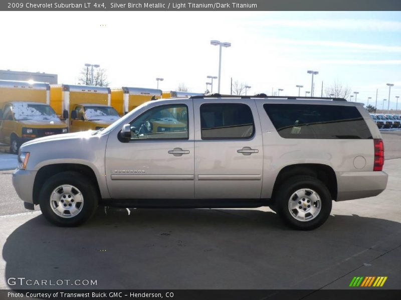 Silver Birch Metallic / Light Titanium/Dark Titanium 2009 Chevrolet Suburban LT 4x4