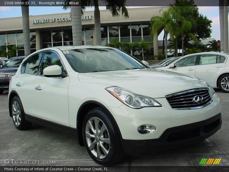 Moonlight White / Wheat 2008 Infiniti EX 35