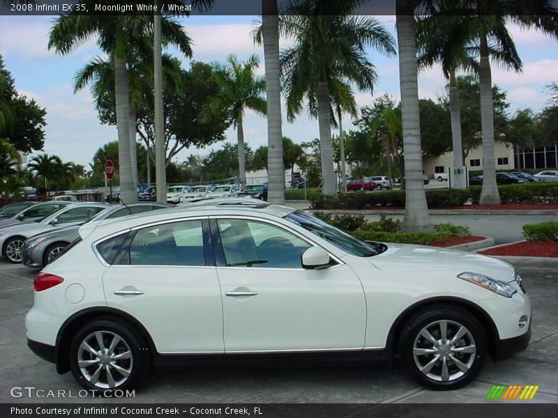 Moonlight White / Wheat 2008 Infiniti EX 35