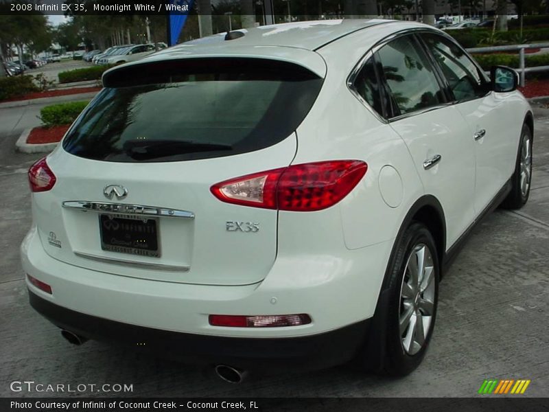 Moonlight White / Wheat 2008 Infiniti EX 35