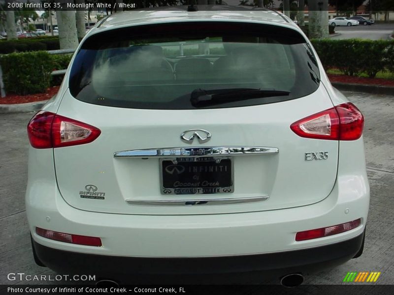 Moonlight White / Wheat 2008 Infiniti EX 35