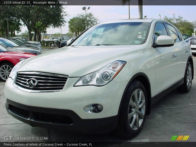 Moonlight White / Wheat 2008 Infiniti EX 35