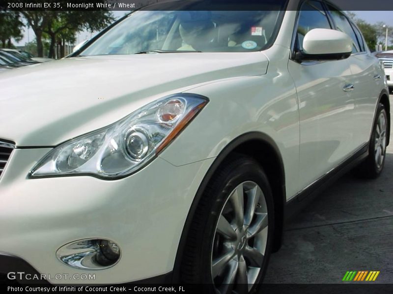 Moonlight White / Wheat 2008 Infiniti EX 35