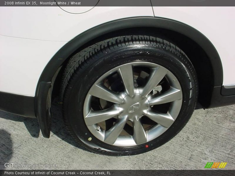 Moonlight White / Wheat 2008 Infiniti EX 35