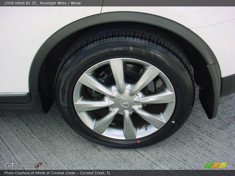 Moonlight White / Wheat 2008 Infiniti EX 35