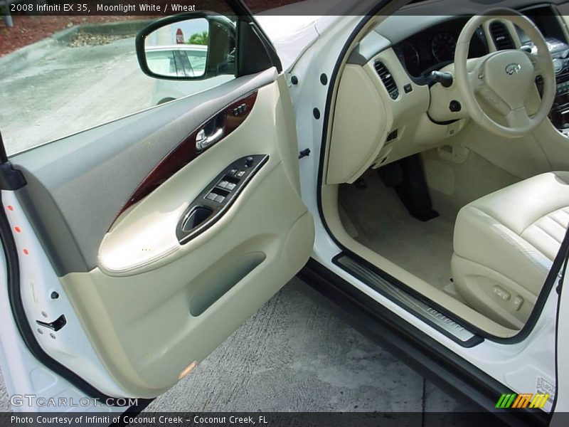 Moonlight White / Wheat 2008 Infiniti EX 35
