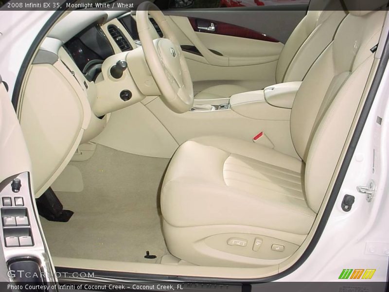 Moonlight White / Wheat 2008 Infiniti EX 35