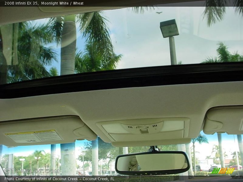 Moonlight White / Wheat 2008 Infiniti EX 35