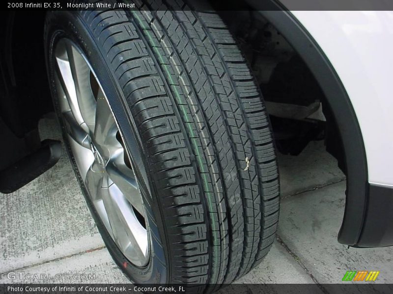 Moonlight White / Wheat 2008 Infiniti EX 35