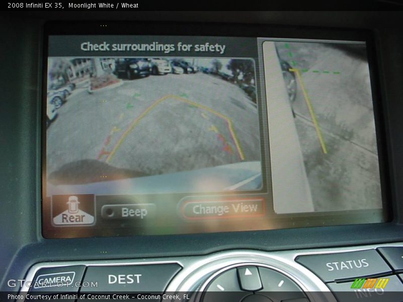 Moonlight White / Wheat 2008 Infiniti EX 35