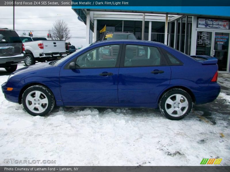 Sonic Blue Metallic / Dark Flint/Light Flint 2006 Ford Focus ZX4 SES Sedan