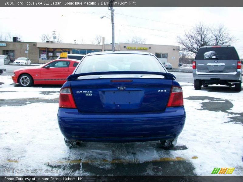 Sonic Blue Metallic / Dark Flint/Light Flint 2006 Ford Focus ZX4 SES Sedan