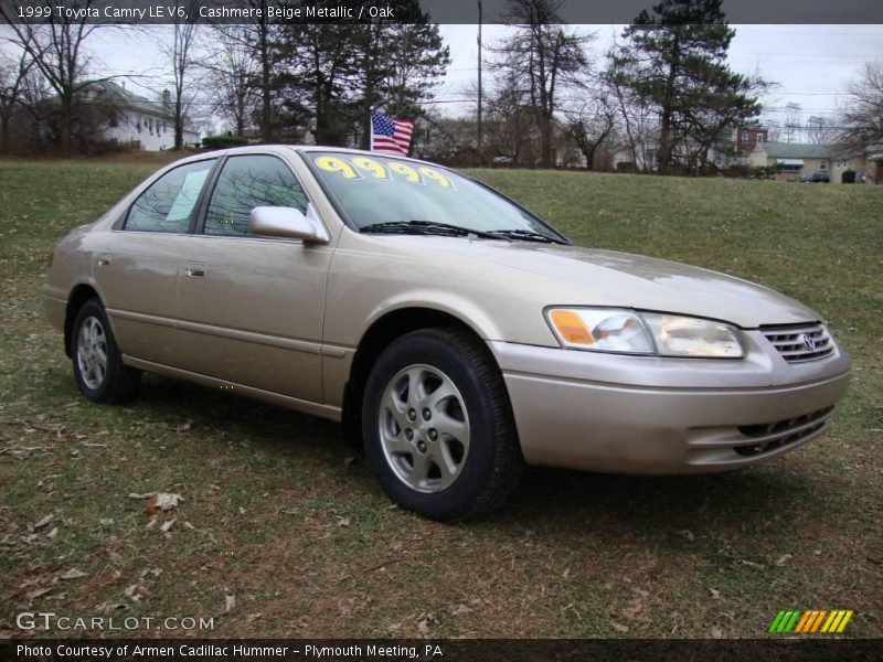 Cashmere Beige Metallic / Oak 1999 Toyota Camry LE V6