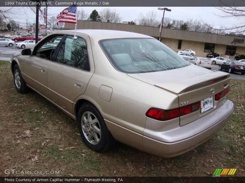 Cashmere Beige Metallic / Oak 1999 Toyota Camry LE V6