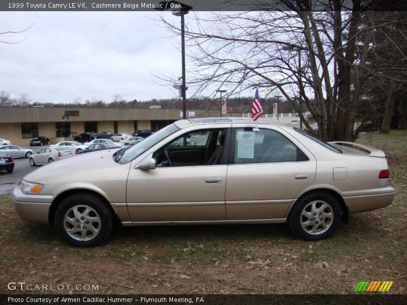 Cashmere Beige Metallic / Oak 1999 Toyota Camry LE V6