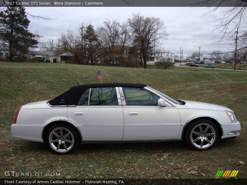 White Diamond / Cashmere 2007 Cadillac DTS Sedan