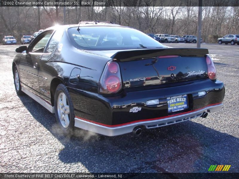 Black / Ebony 2002 Chevrolet Monte Carlo Intimidator SS