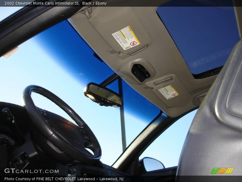 Black / Ebony 2002 Chevrolet Monte Carlo Intimidator SS