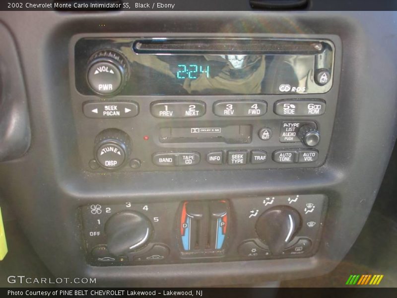 Black / Ebony 2002 Chevrolet Monte Carlo Intimidator SS