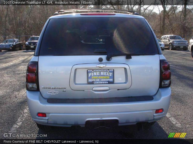 Moondust Metallic / Ebony 2007 Chevrolet TrailBlazer LT 4x4